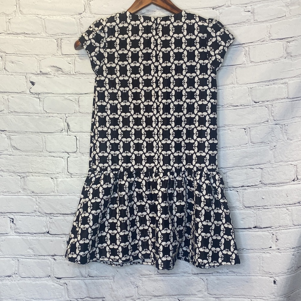 Gymboree Short Sleeve Dress Swan Print Size 10 Excellent Condition - Picture 10 of 12
